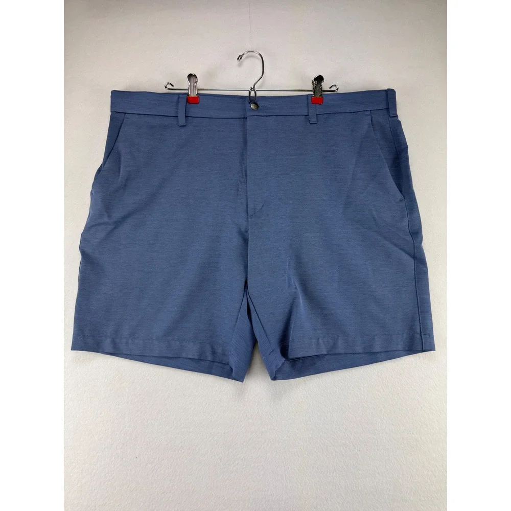 Callaway Golf Shorts Mens 40‎ Blue Heather Performance Stretch Flat Front